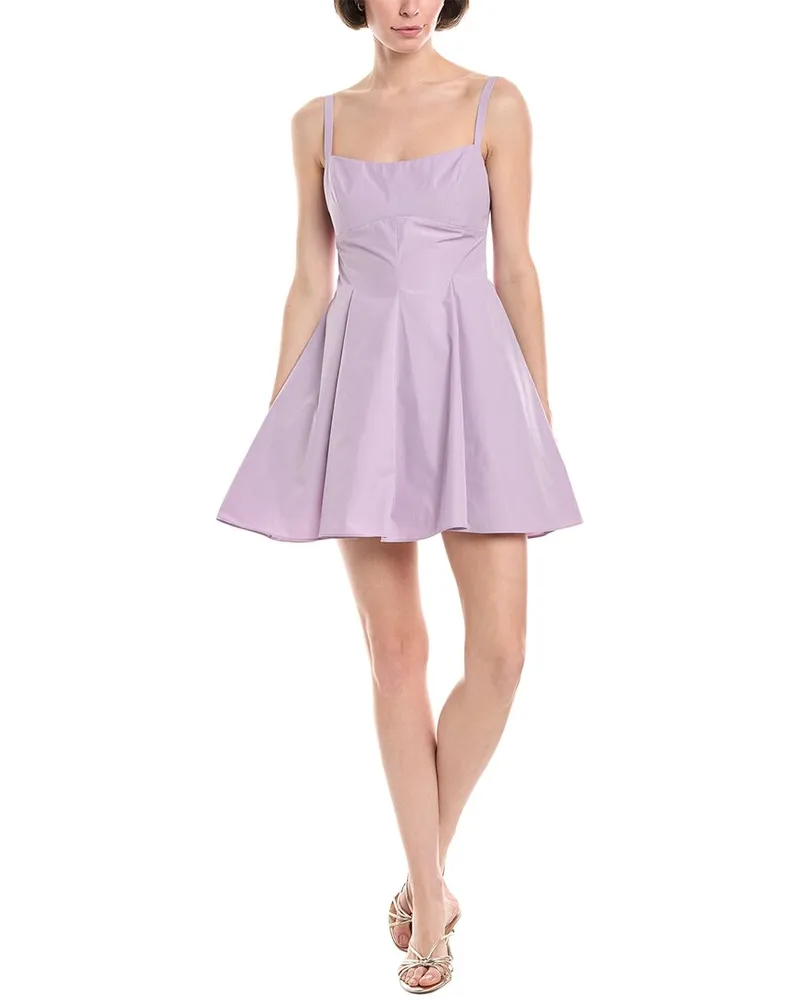 Amanda Uprichard Bellair Mini Dress Purple