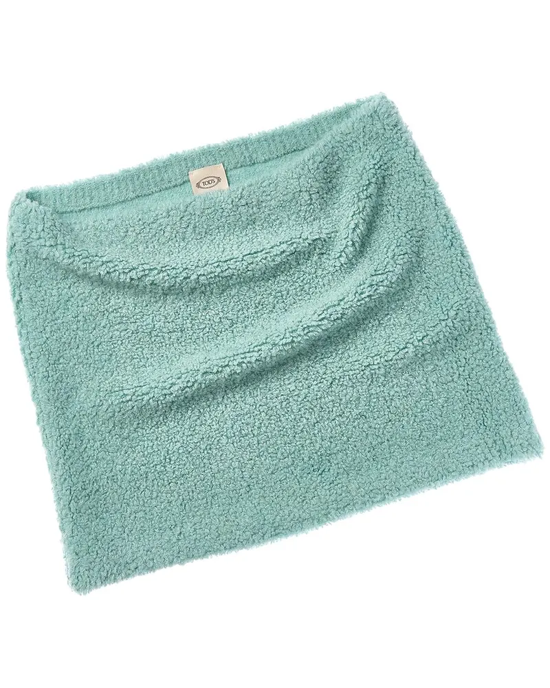 TOD'S TOD’s Wool-Blend Scarf Blue