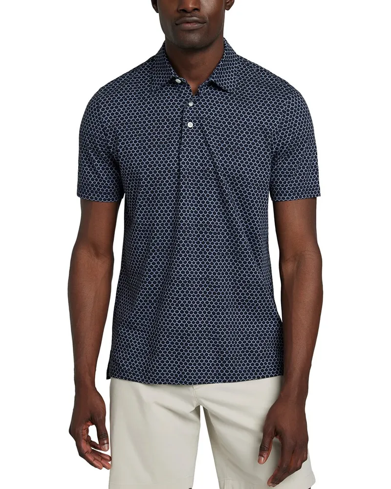 Faherty Movement Pique Polo Blue