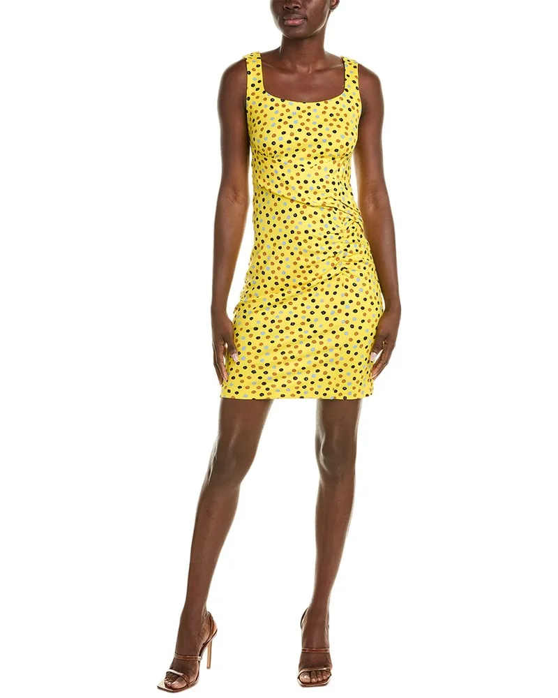 Diane von Furstenberg Tobias Mini Dress Yellow