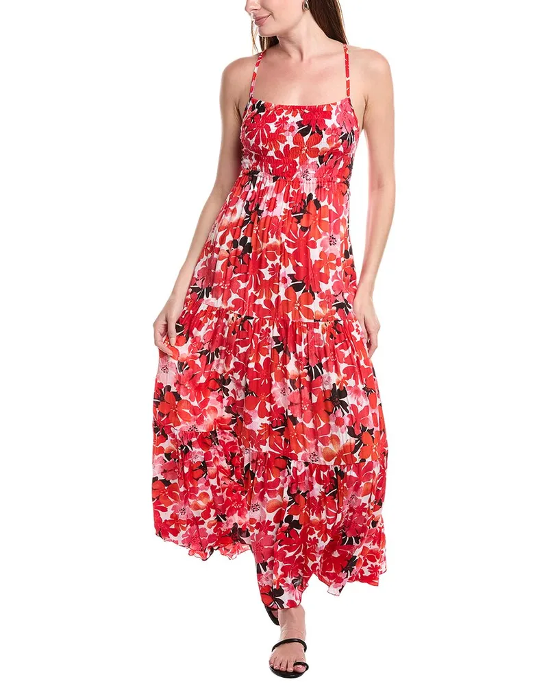 Tiare Hawaii Kailani Maxi Dress Red