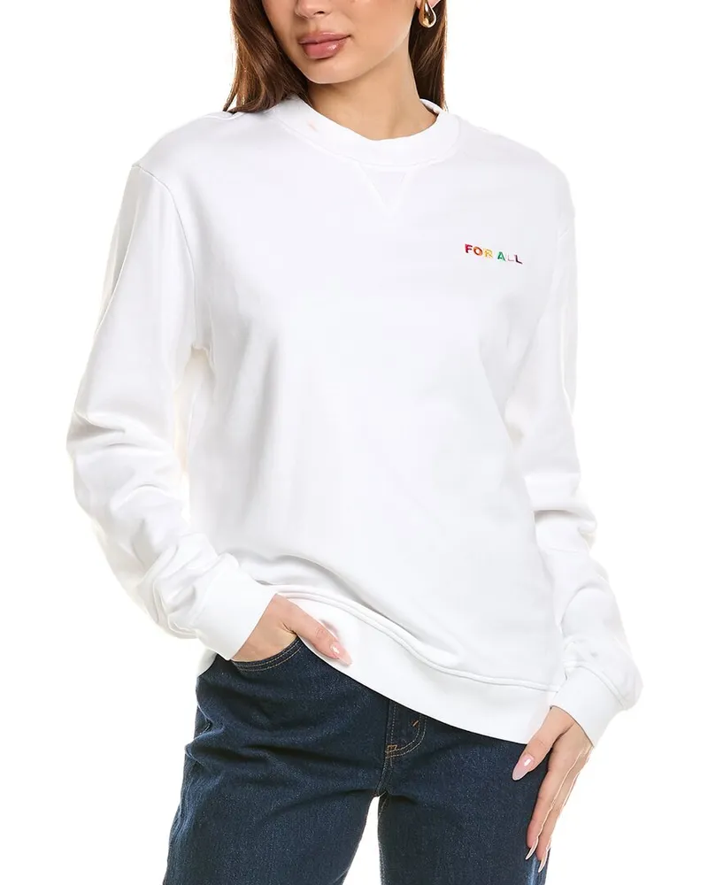 7 for all mankind Love Sweatshirt White