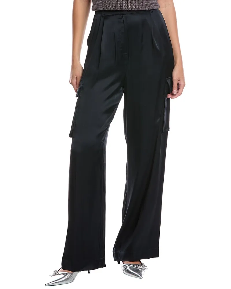 MARELLA Brillo Silk-Blend Long Trouser Blue