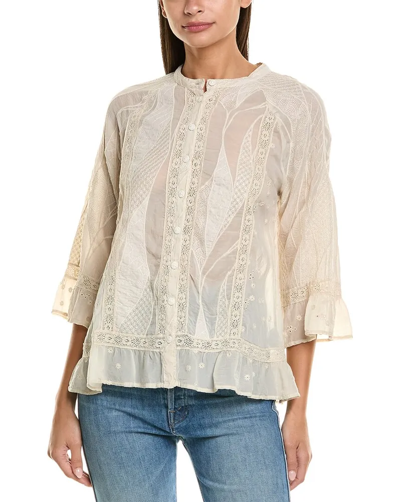 Johnny Was Chamylla Blouse White