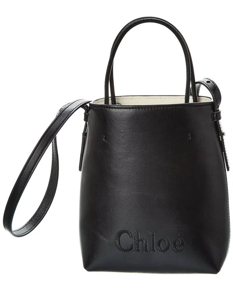 Chloé Sense Micro Leather Tote Nocolor