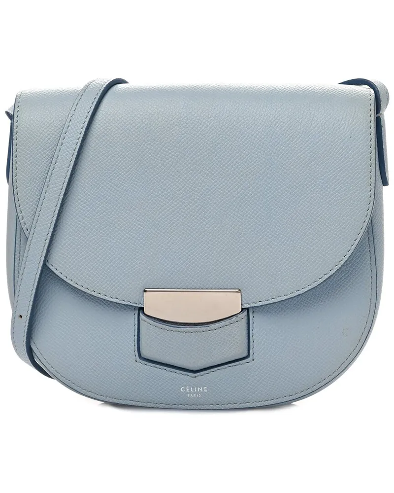 Celine Cloud Grained Calfskin Leather Compact Trotteur (Authentic Pre-Loved Nocolor