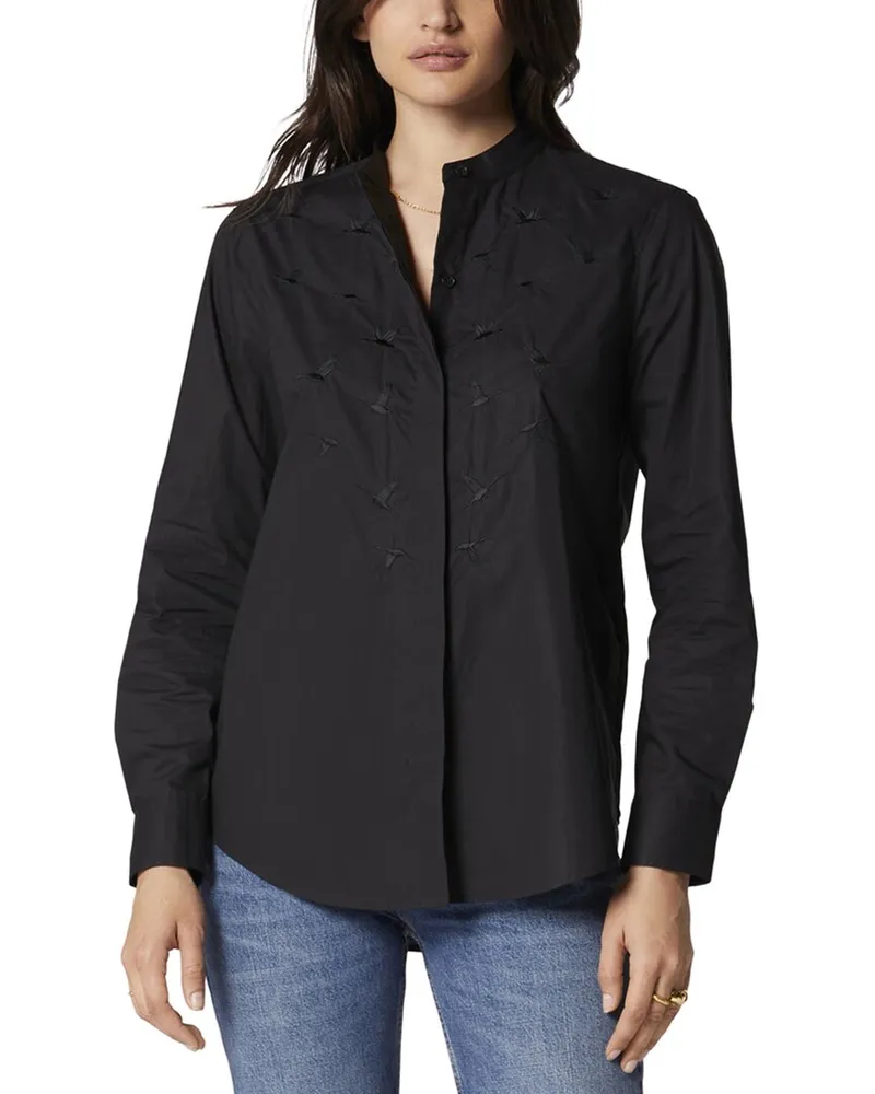 Equipment Cherine Collarless Shirt Nocolor