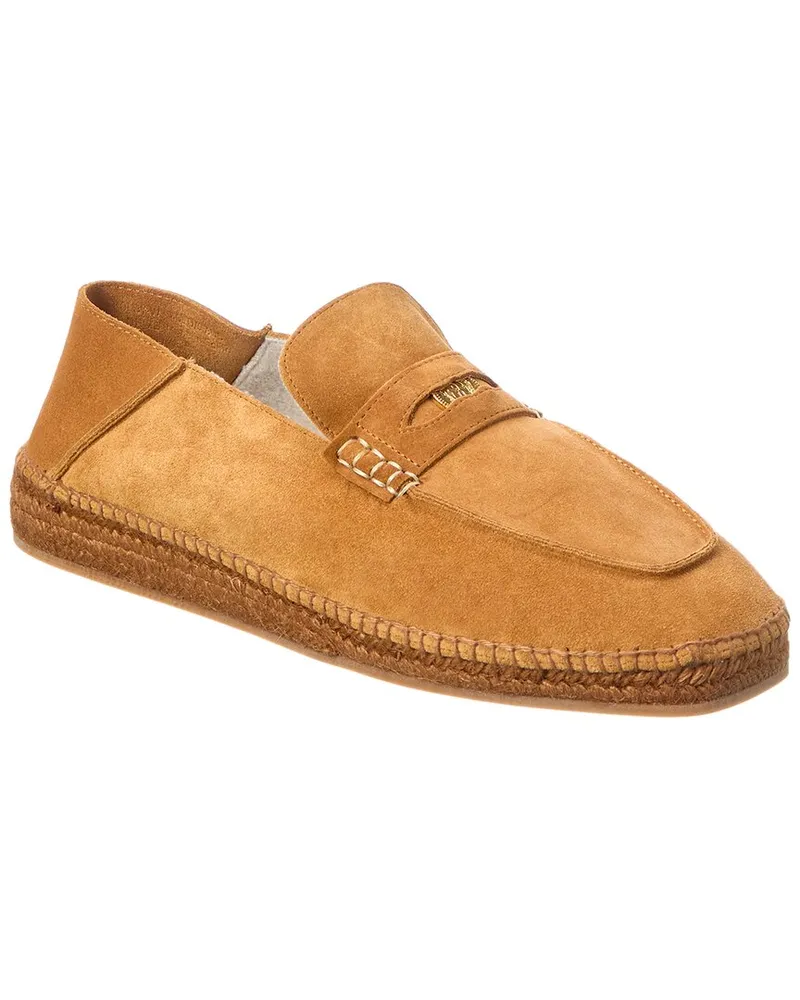Bally Kolby Suede Espadrille Brown