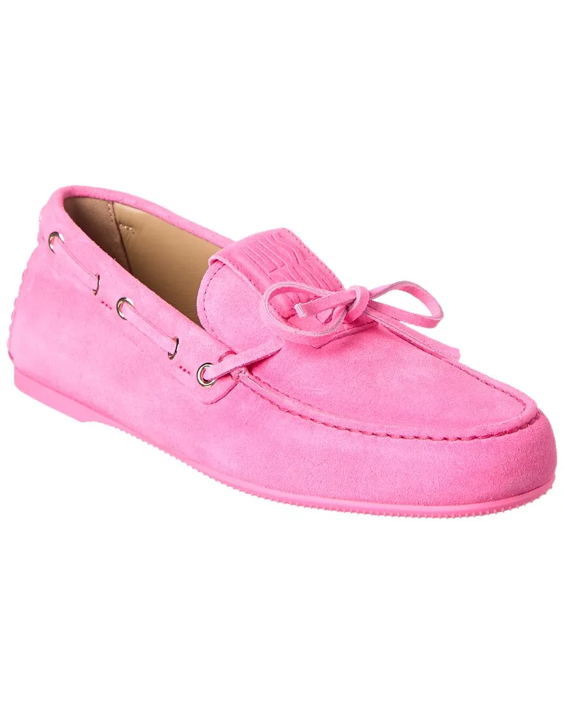 Dior Miss Dior Street Suede Loafer Pink