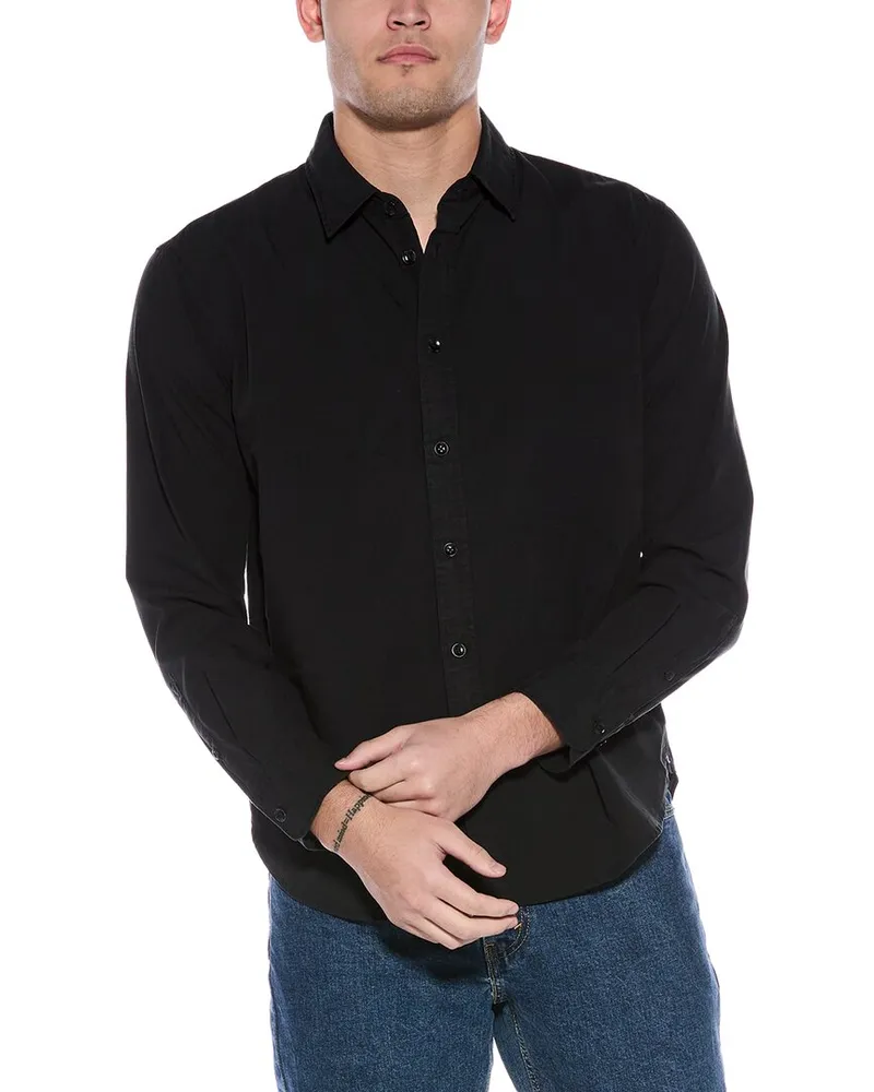 Rag & Bone Finch Ripstop Shirt Black