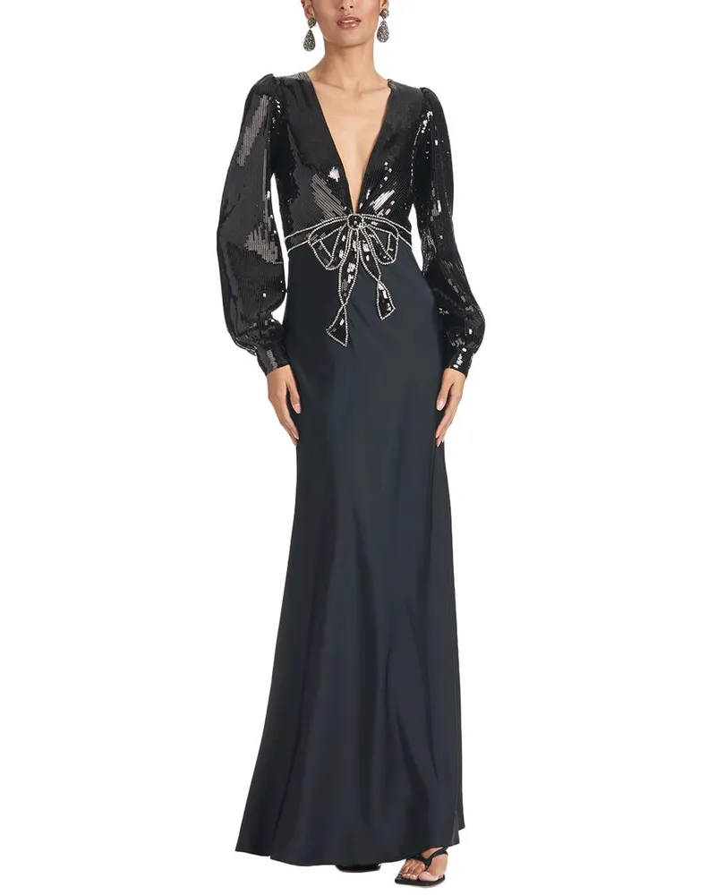 Sachin & Babi Lane Gown Black