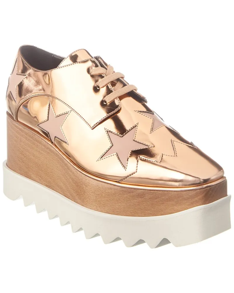 Stella McCartney Elyse Star Cut-Out Platform Oxford Nocolor