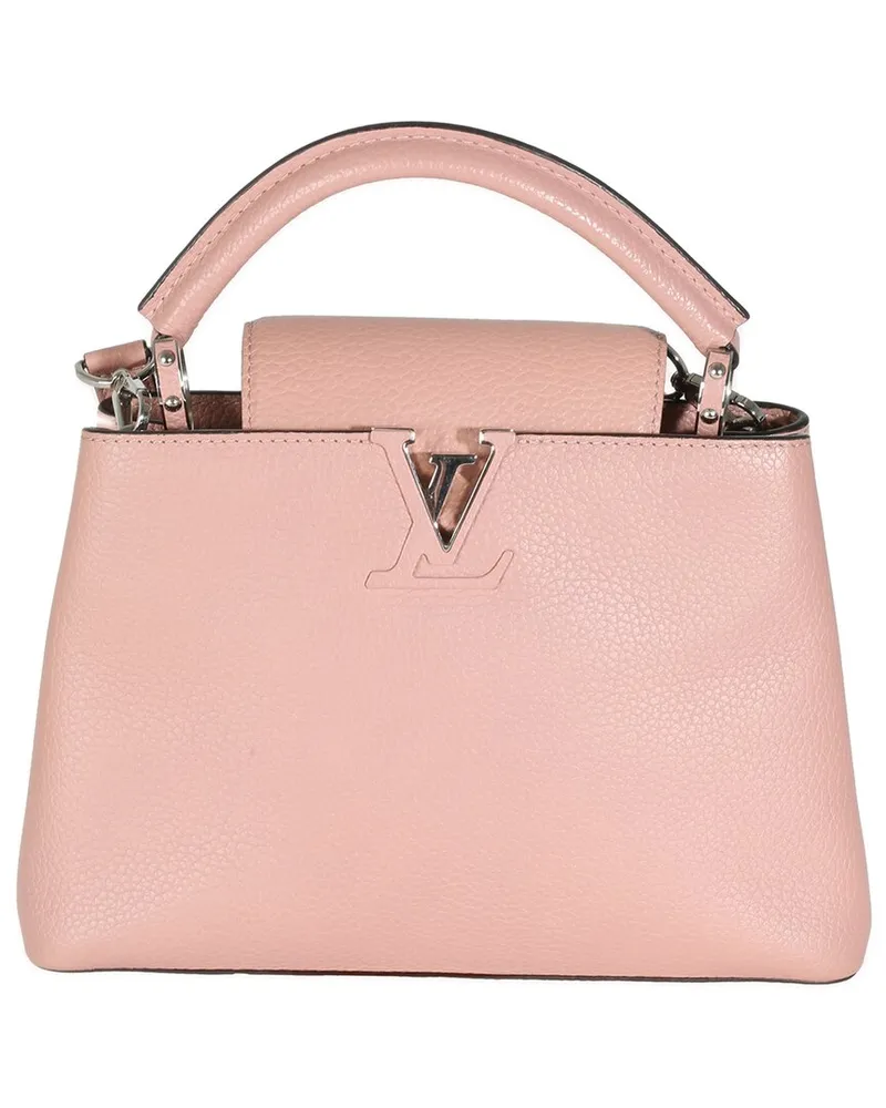 Louis Vuitton Pink Leather Capucines BB (Authentic Pre-Loved Nocolor