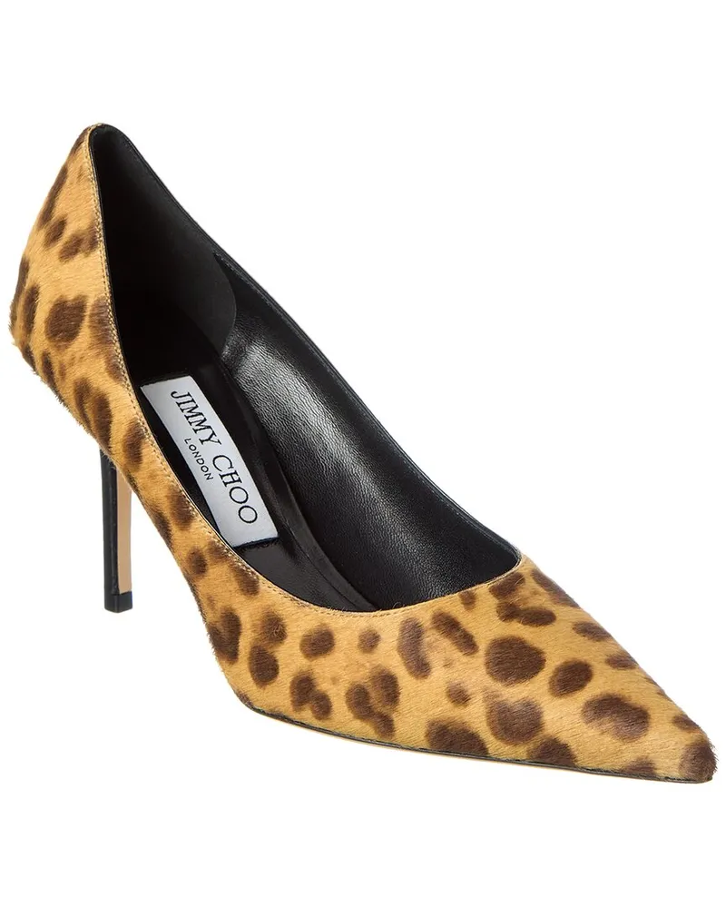 Jimmy Choo Love 85 Haircalf Pump Brown