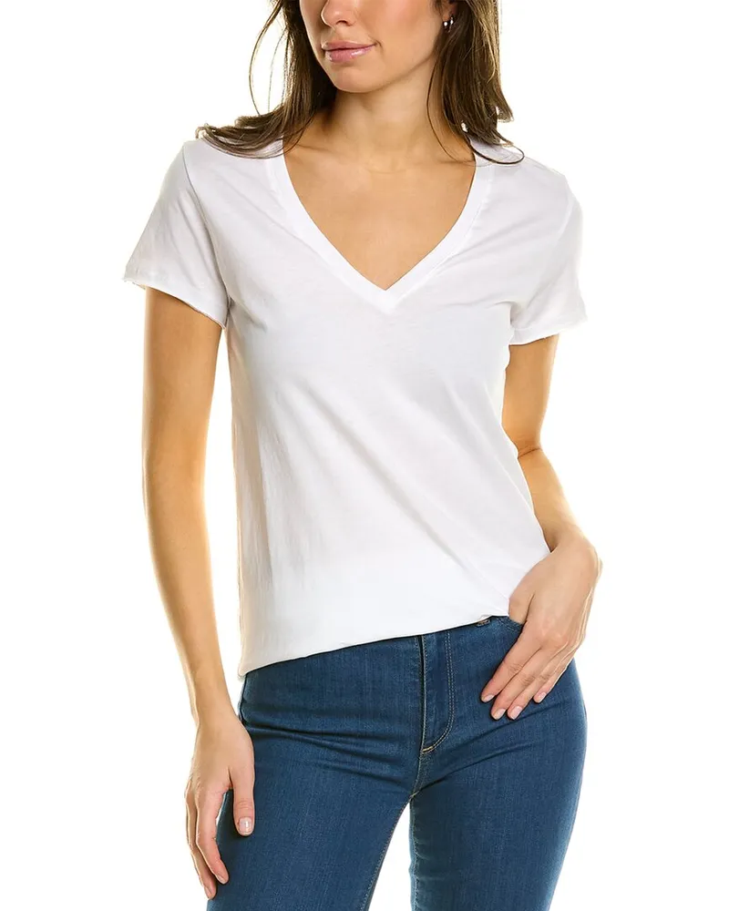 ATM V-Neck T-Shirt White