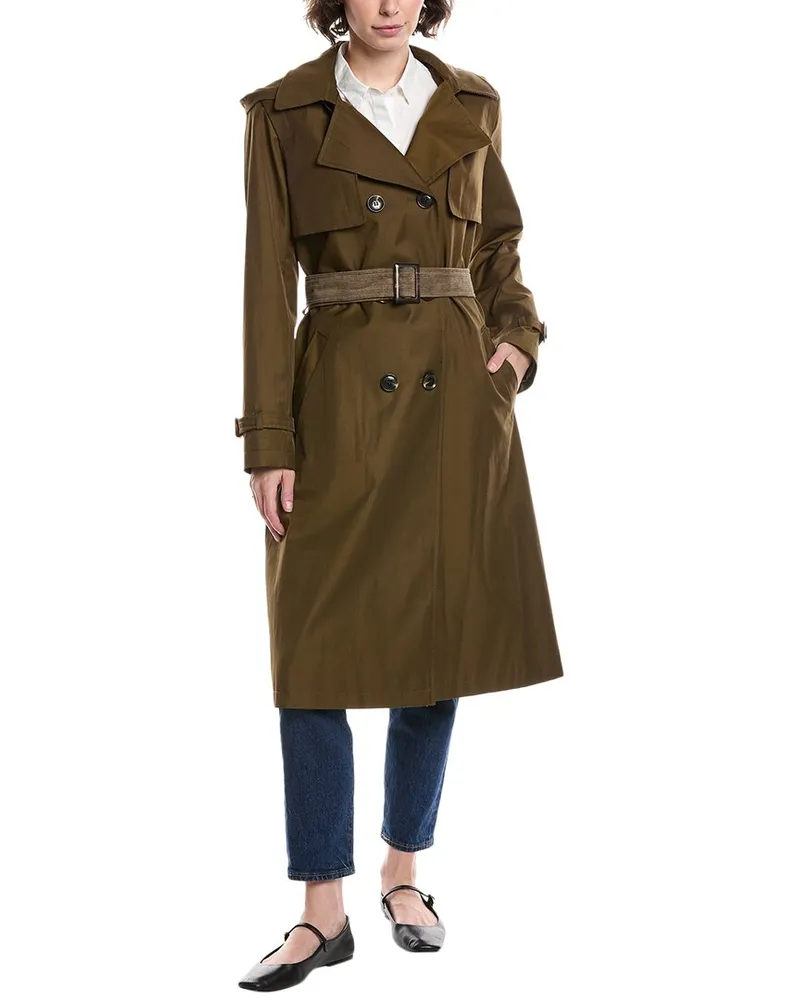 Sam Edelman Trench Coat Green