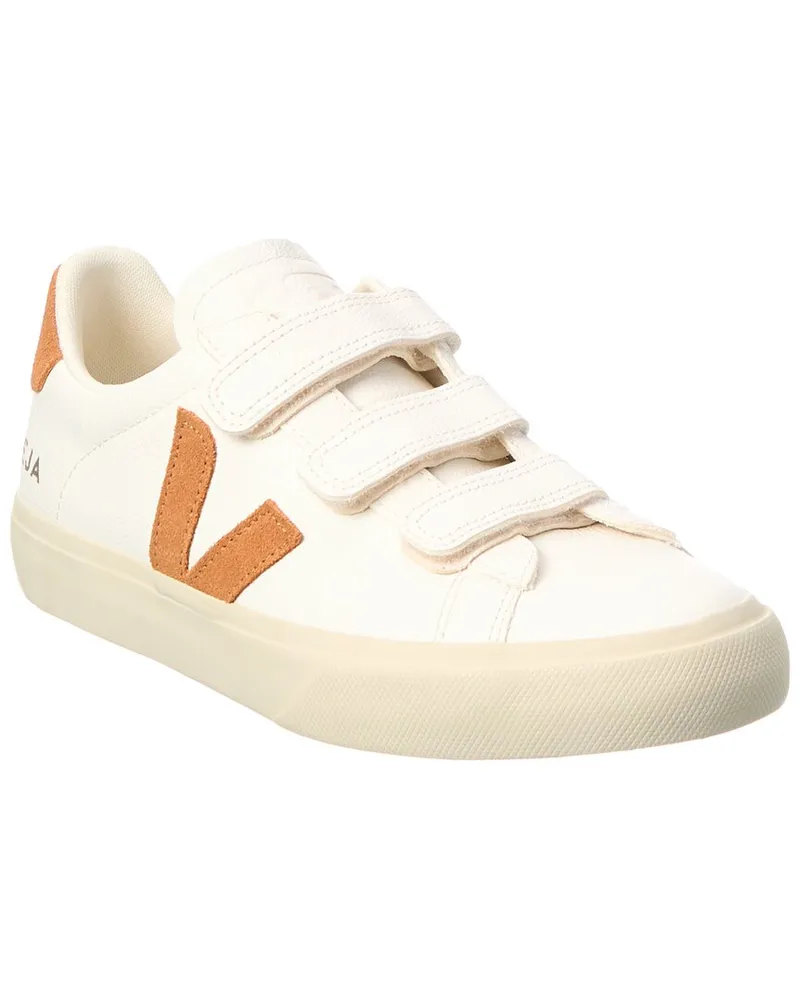 VEJA Recife Logo Leather Sneaker White