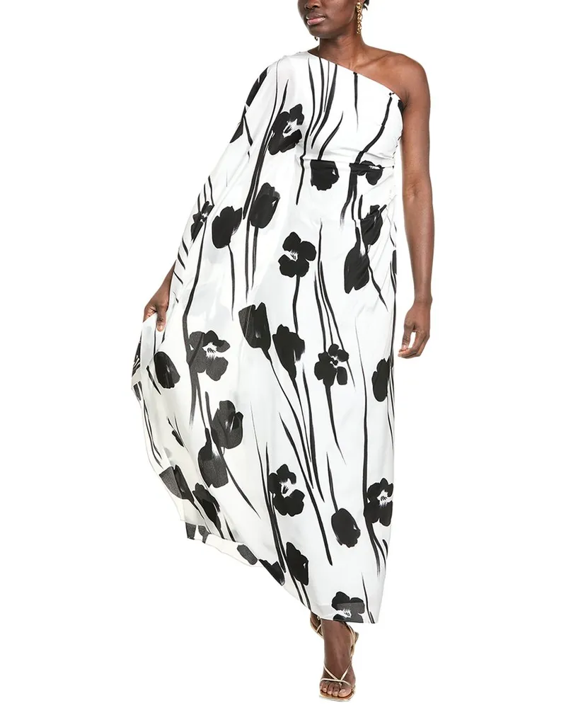 Max Mara Studio Jonny Silk Maxi Dress Black