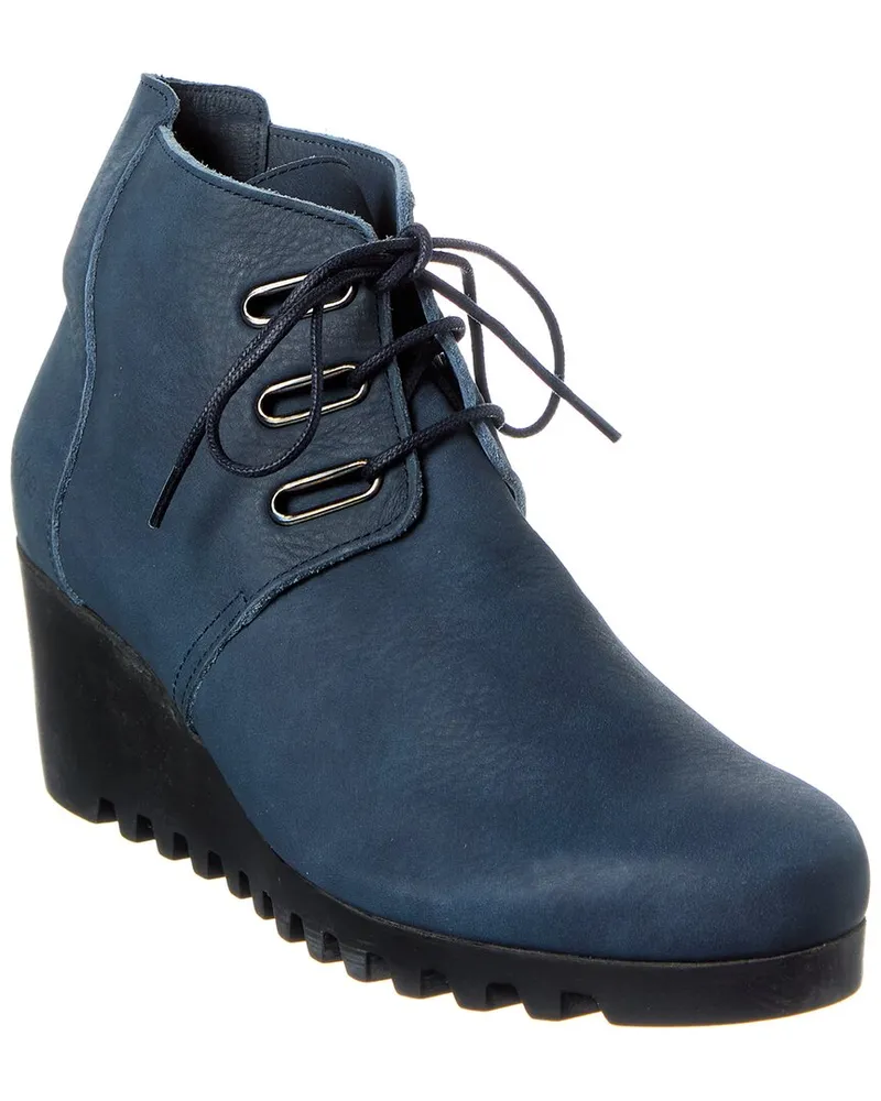 Arche Larela Leather Bootie Blue
