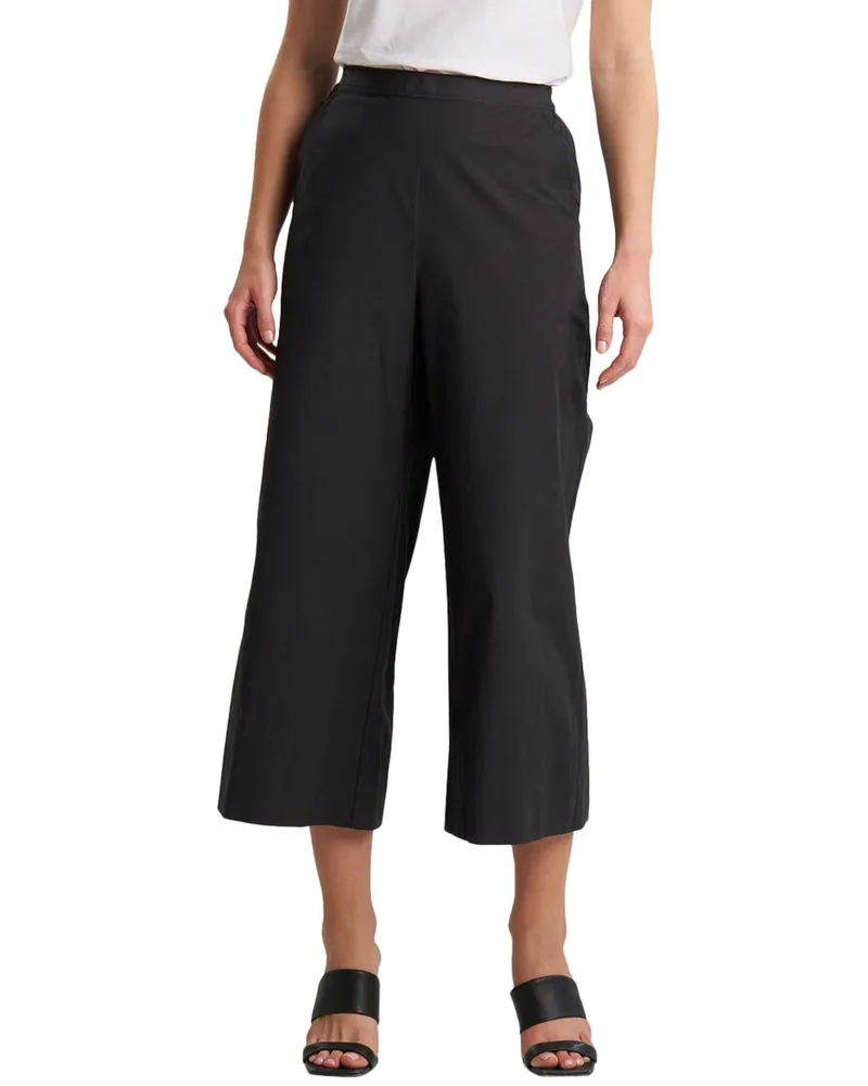 NATORI Cropped Pull-On Pant Black