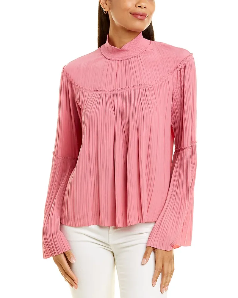 A.L.C. Tessa Turtleneck Top Pink