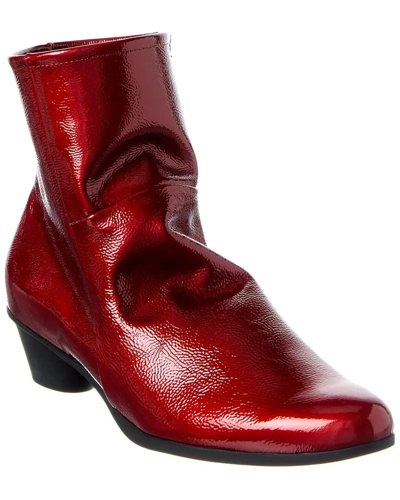 Arche Cynaba Leather Bootie Red