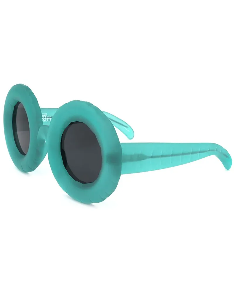 Linda Farrow Jeremy Scott by  Unisex JSPOOL 48mm Sunglasses Blue