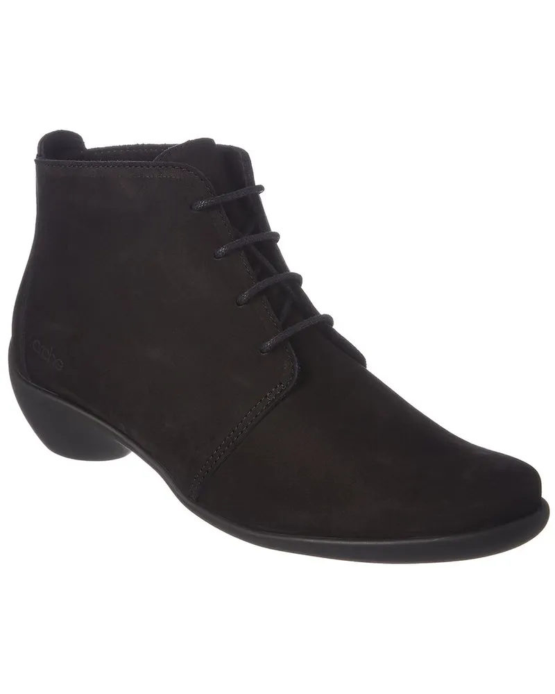 Arche Tessam Leather Bootie Black
