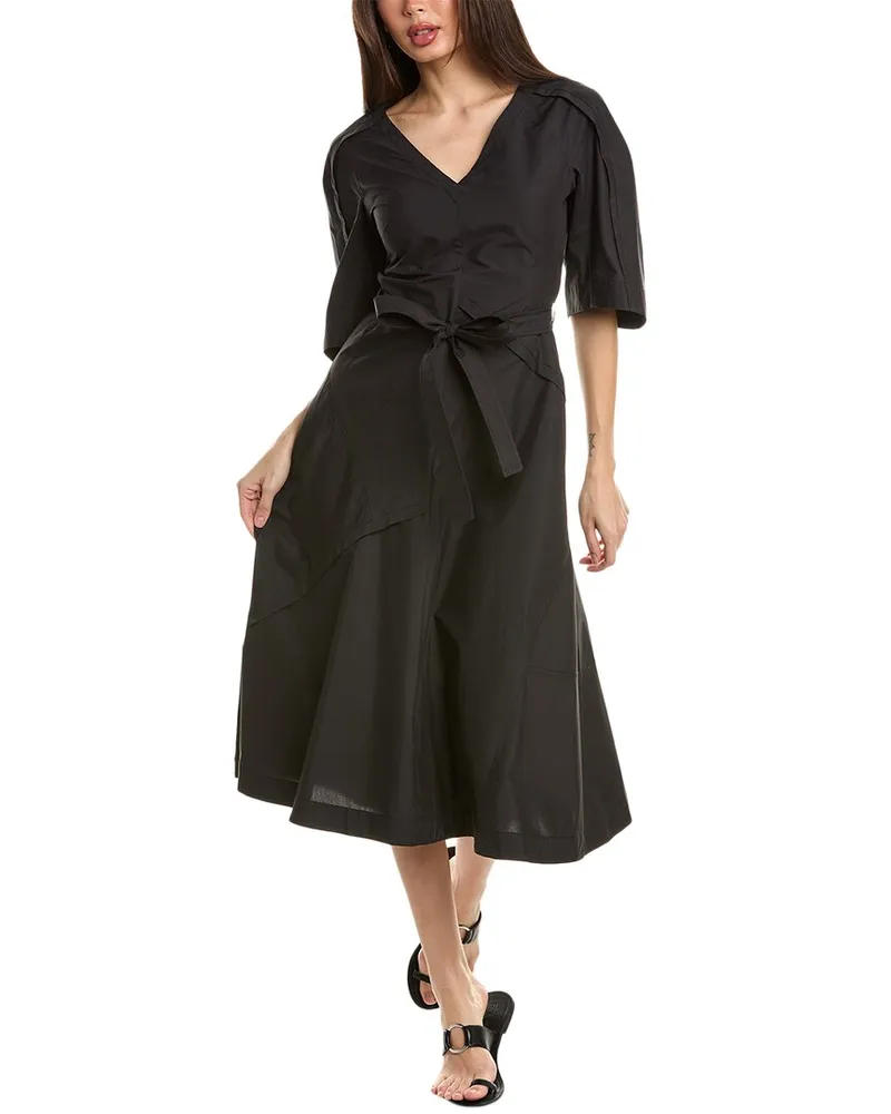 3.1 phillip lim Balloon Sleeve Midi Dress Nocolor