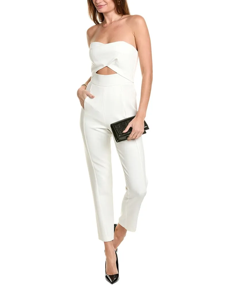 Black Halo Jada Jumpsuit White