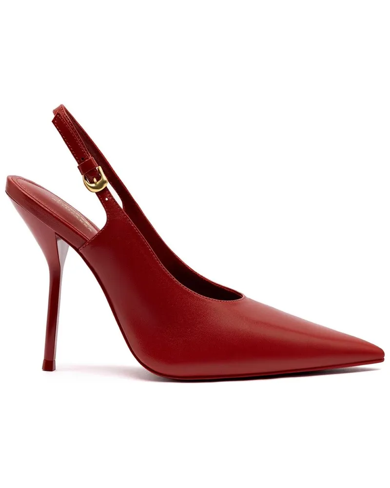 Larroude Larroudé Altuzarra Leather Pump Red