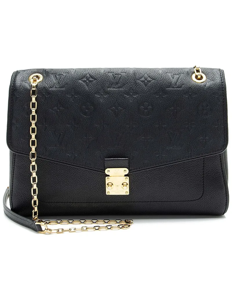 Louis Vuitton Black Monogram Empreinte Saint Germain MM (Authentic Pre-Loved Nocolor