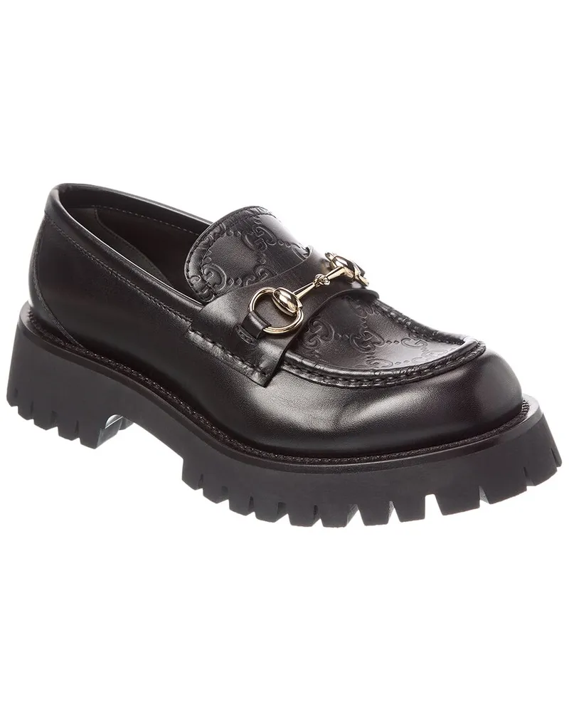Gucci Horsebit Leather Loafer Black