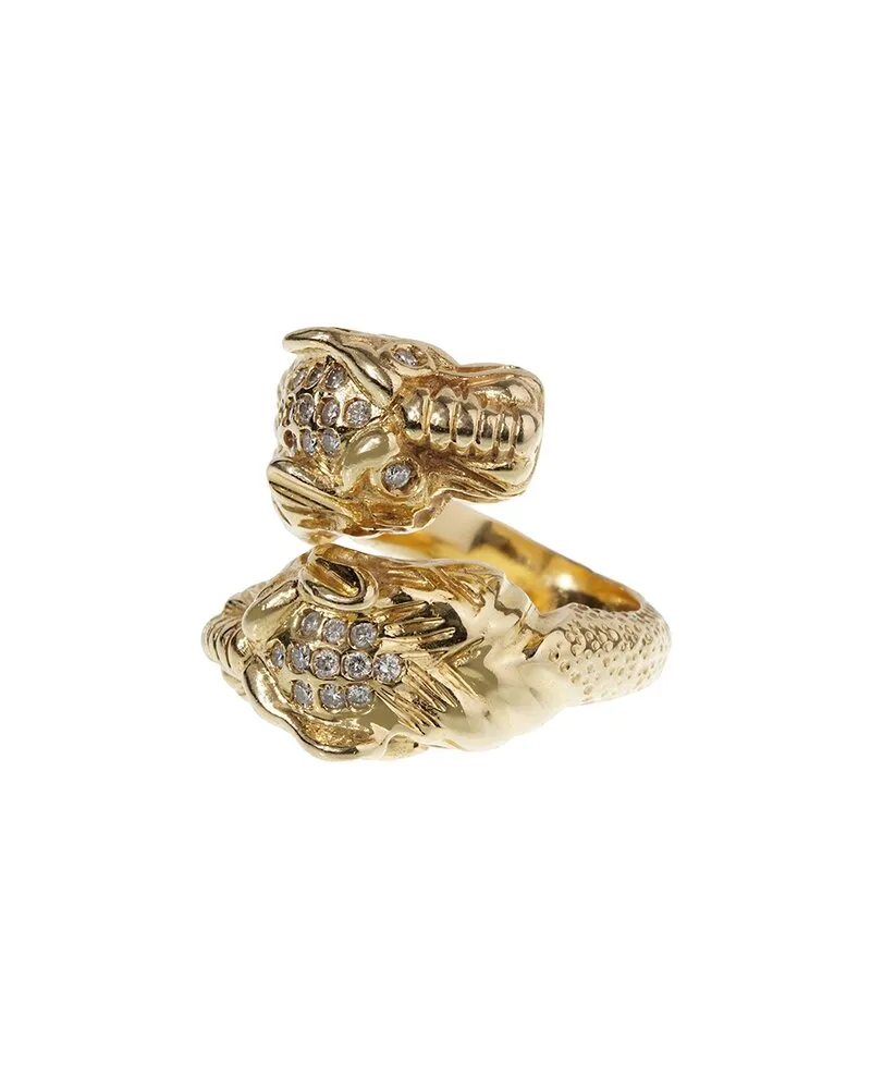 Gucci 18K 0.40 ct. tw. Diamond Tiger Ring (Authentic Pre-Loved Nocolor