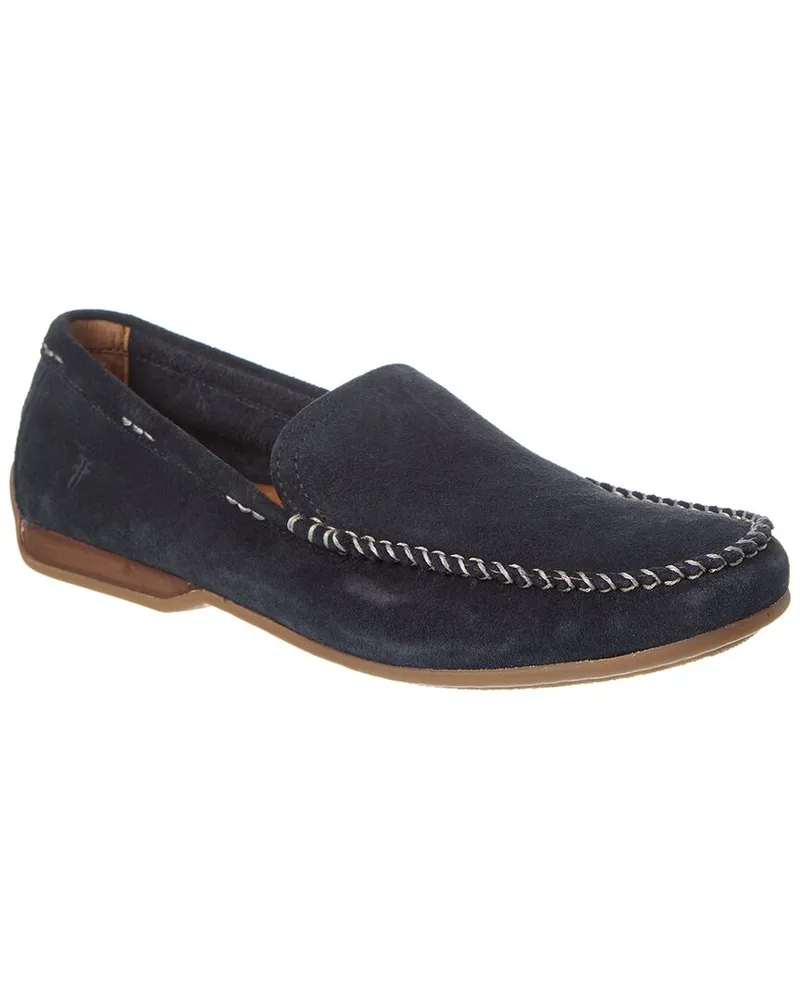 Frye Lewis Venetian Suede Loafer Blue