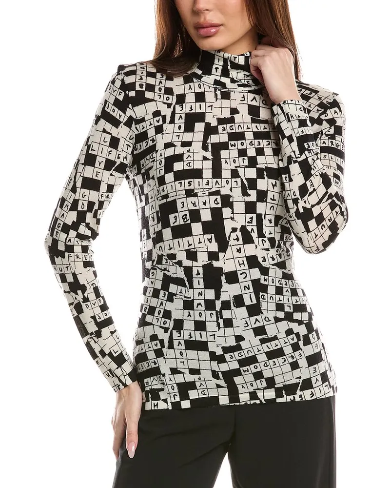 Diane von Furstenberg Brandy Wool Sweater Nocolor