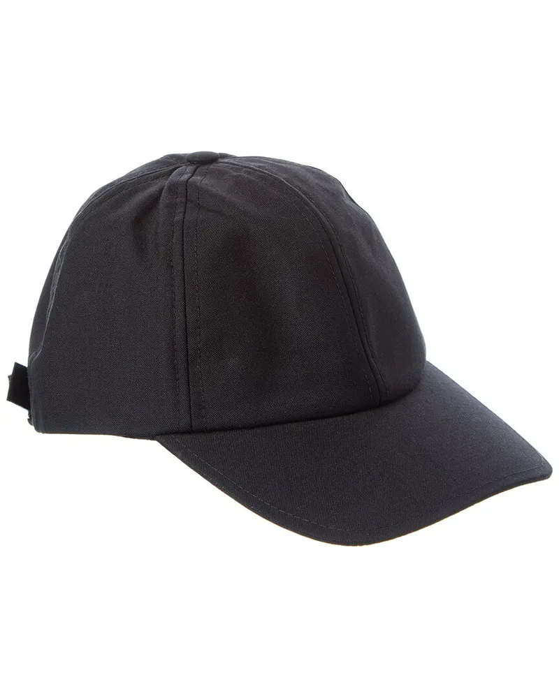 Officine Generale Officine Generale Wool-Blend Baseball Cap Black
