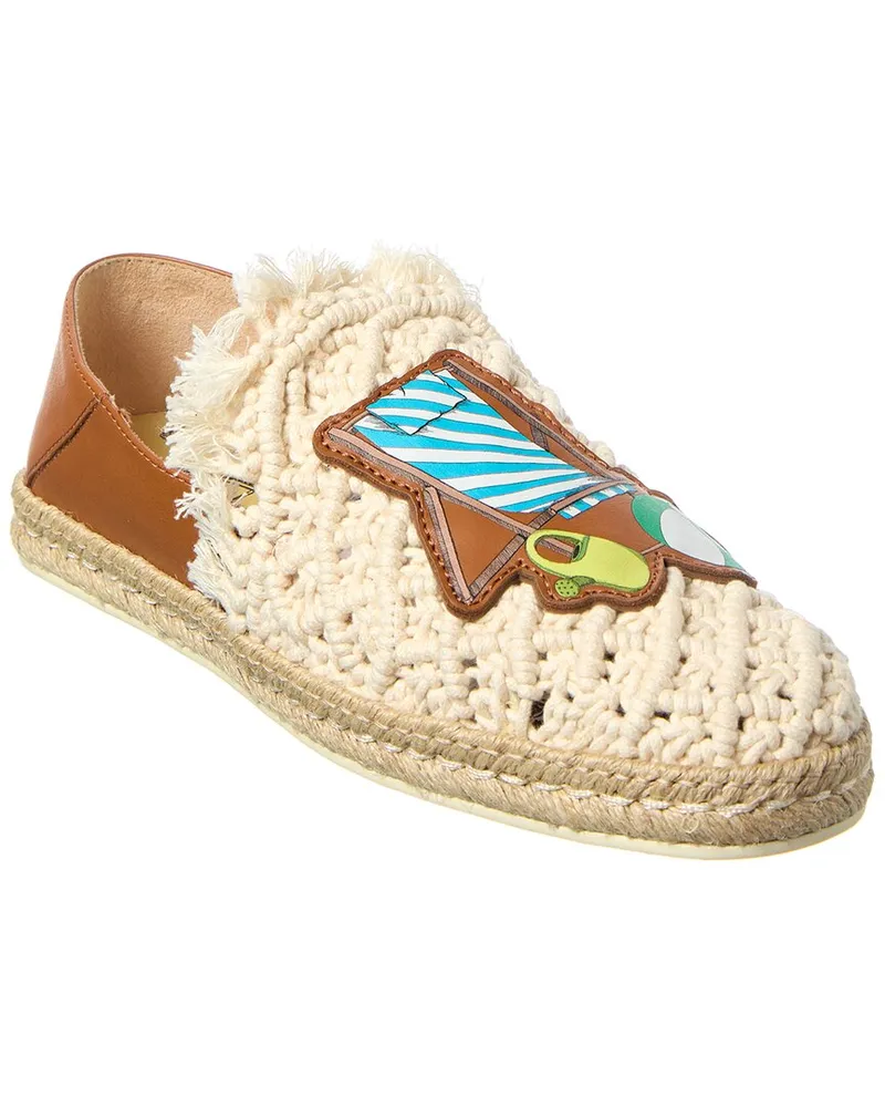 TOD'S TOD’s Leather Espadrille White