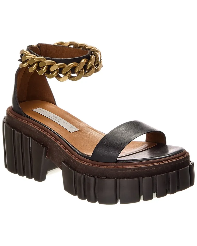 Stella McCartney Logo Sandal Black