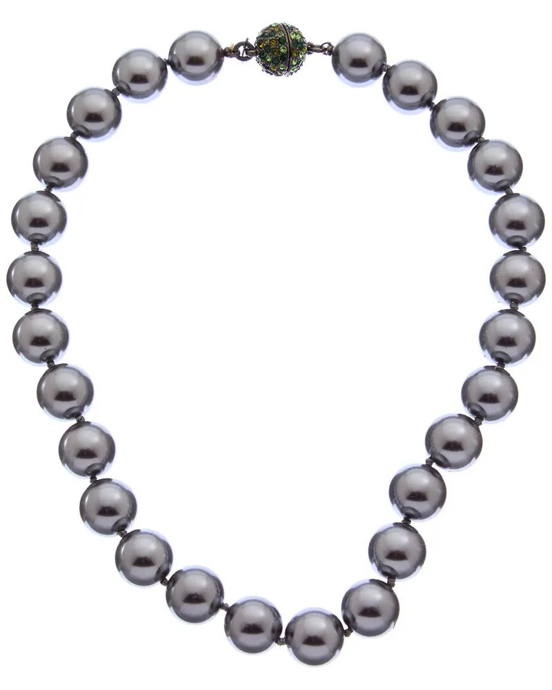 Kenneth Jay Lane 14mm Rhinestone Necklace Nocolor