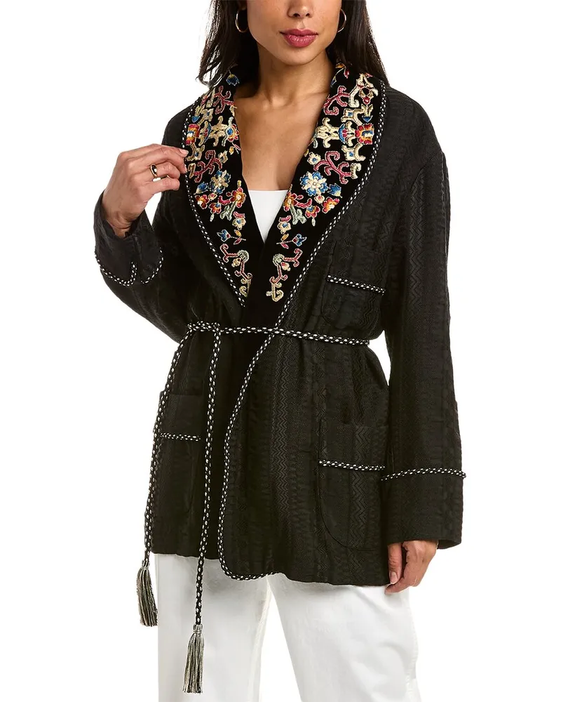 Etro Wool-Blend Jacket Black