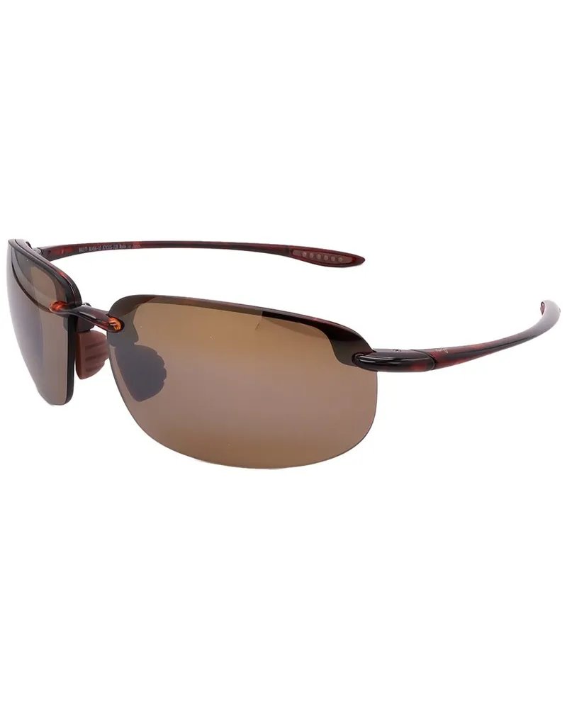 Maui Jim Unisex H456 67mm Polarized Sunglasses Brown