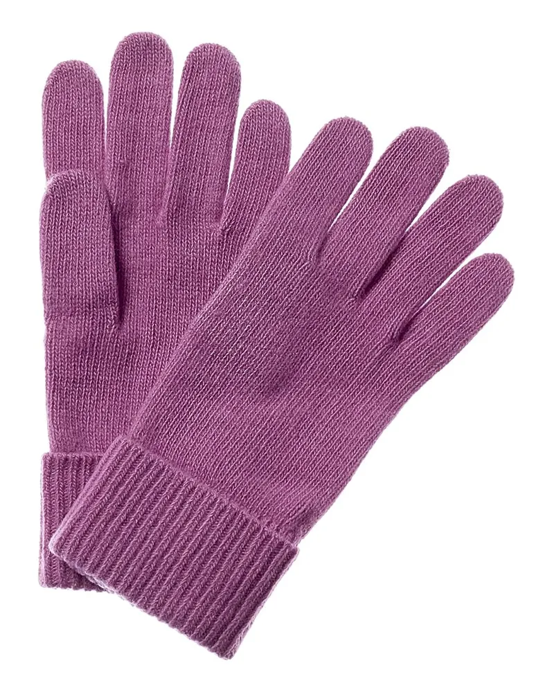portolano  Cashmere Knit Gloves Purple