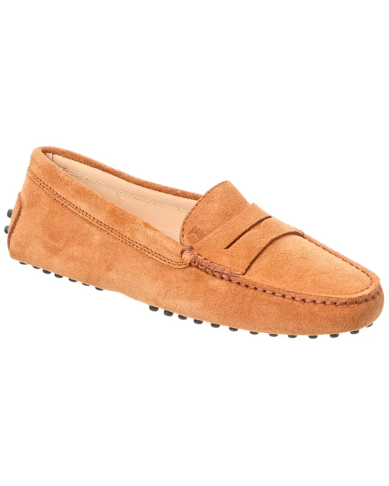 TOD'S TOD’s Gommino Suede Loafer Orange