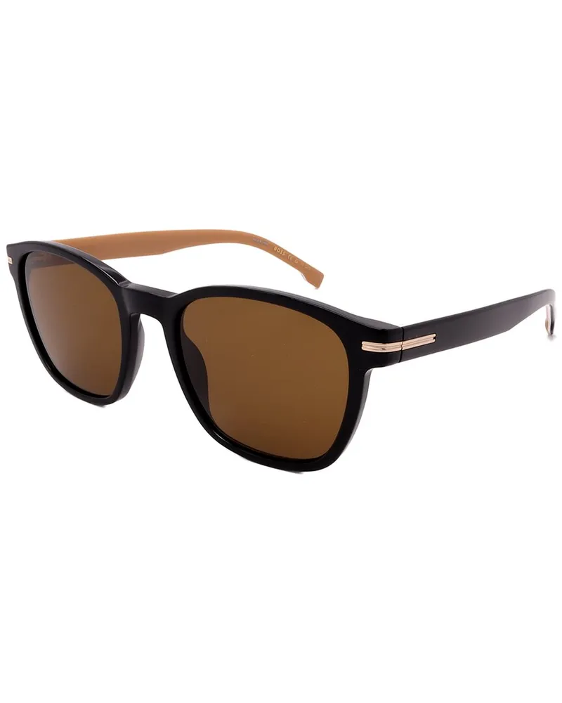 HUGO BOSS Men's 1505 52mm Sunglasses Black