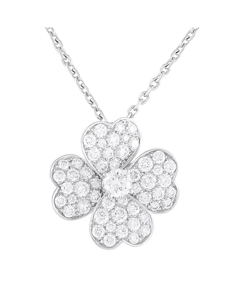 Van Cleef & Arpels 18K 1.57 ct. tw. Diamond Necklace (Authentic Pre-Loved Nocolor