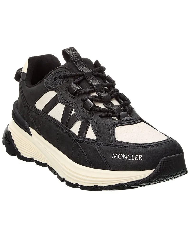 Moncler Lite Runner Leather Sneaker White