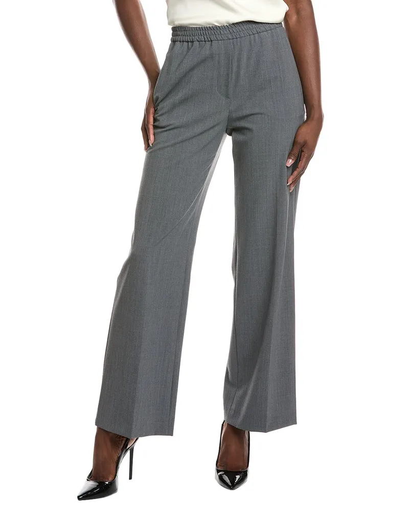 Max Mara Petra Wool-Blend Trouser Grey