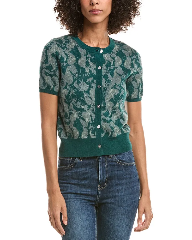 Rag & Bone Michal Wool-Blend Cardigan Green
