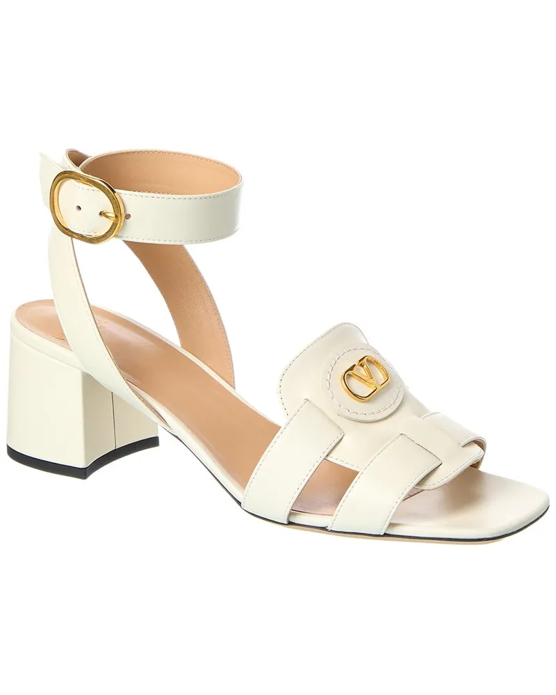 Valentino Garavani VLogo 55 Leather Sandal Nocolor